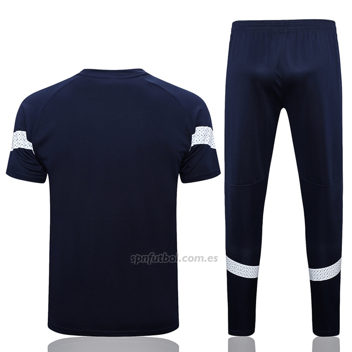 Chandal del Olympique Marsella Manga Corta 2022-2023 Azul